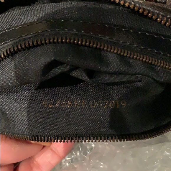 Fendi copper leather canvas FF baguette Zucca bag - Picture 6 of 8